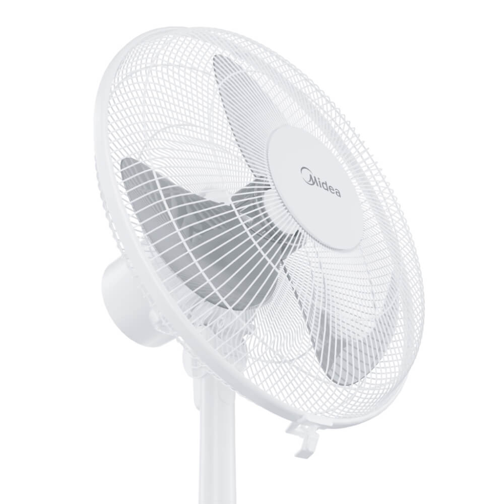 พัดลมตั้งพื้น 16 นิ้ว Midea MFS160M0ADWH  สีขาว